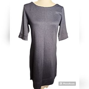 NWT Adrienne Vittadini Blue 3/4 Length Sleeve Dress